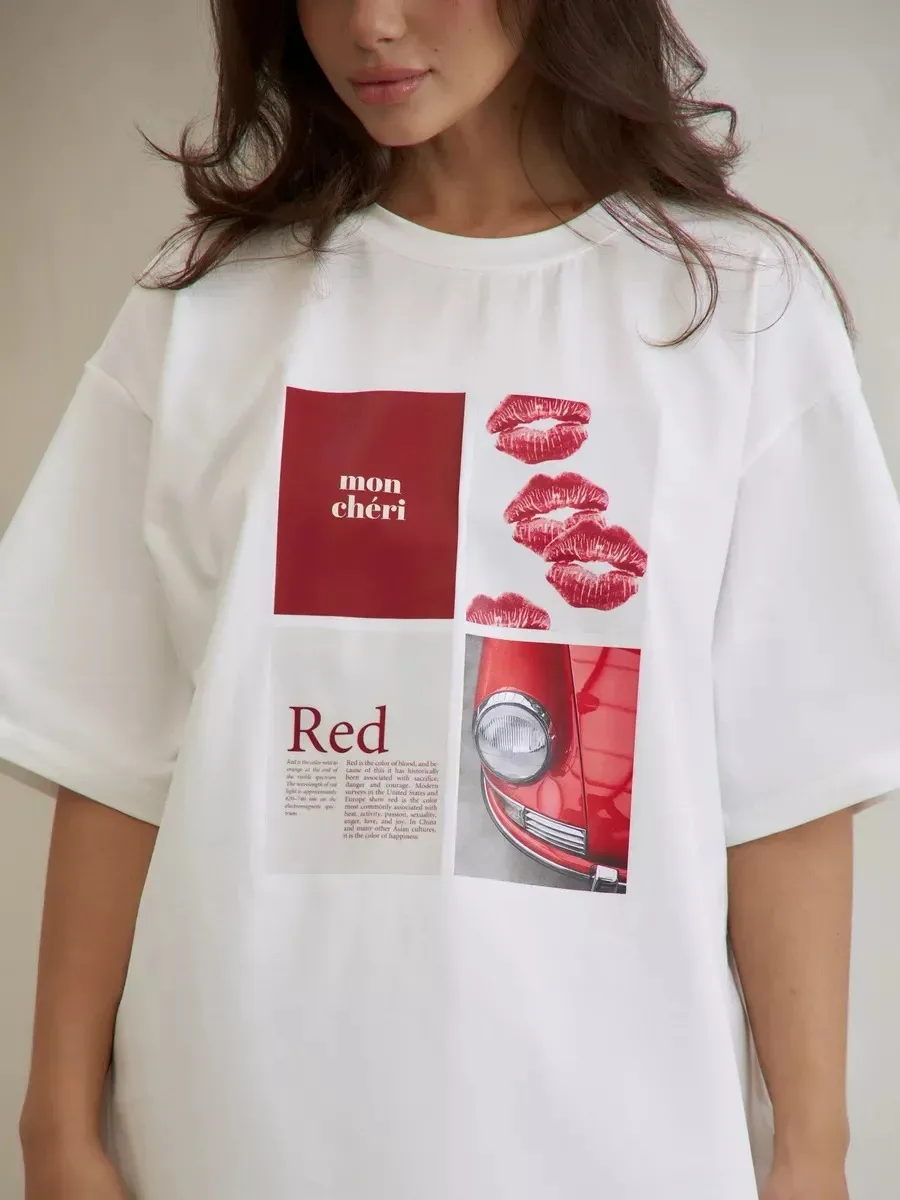 

2025 New Arrival Pure Cotton Women Men Clothing Fashion Graphic Print T-shirts Wwwayeras De Mujeres Clothes Tee Shirt T-Shirts