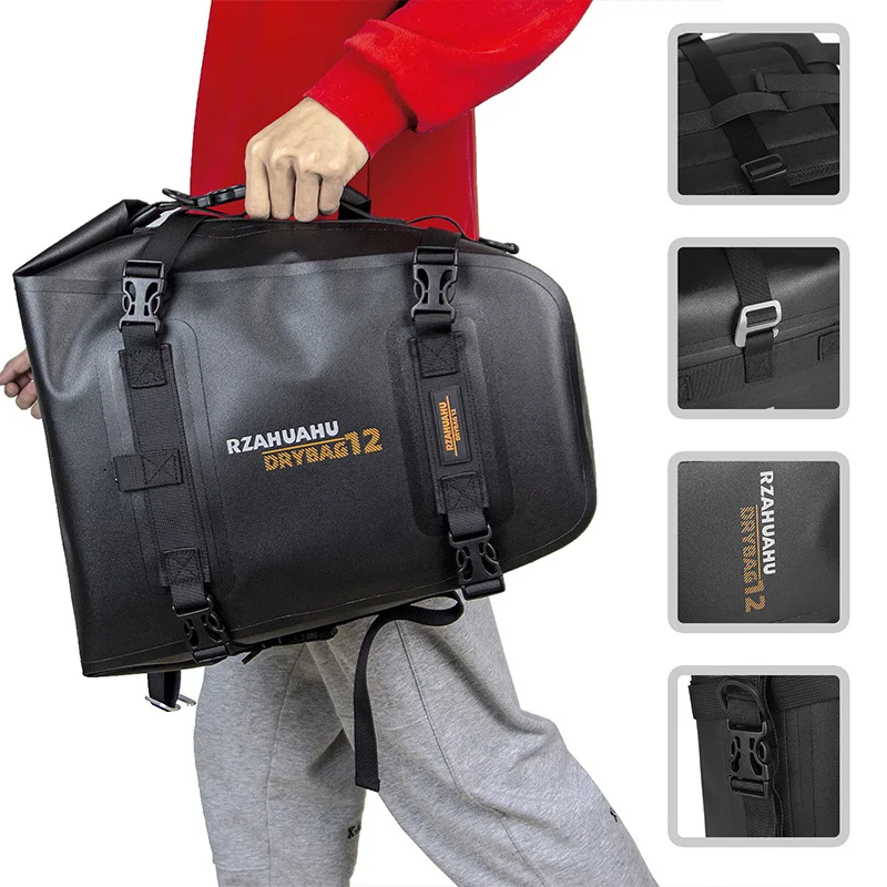 20L Motorcycle Tail Bag Engine Guard Bumper Repair Tool Placement Bag Motorbike Waterproof Side Bags for BMW HONDA Suzuki