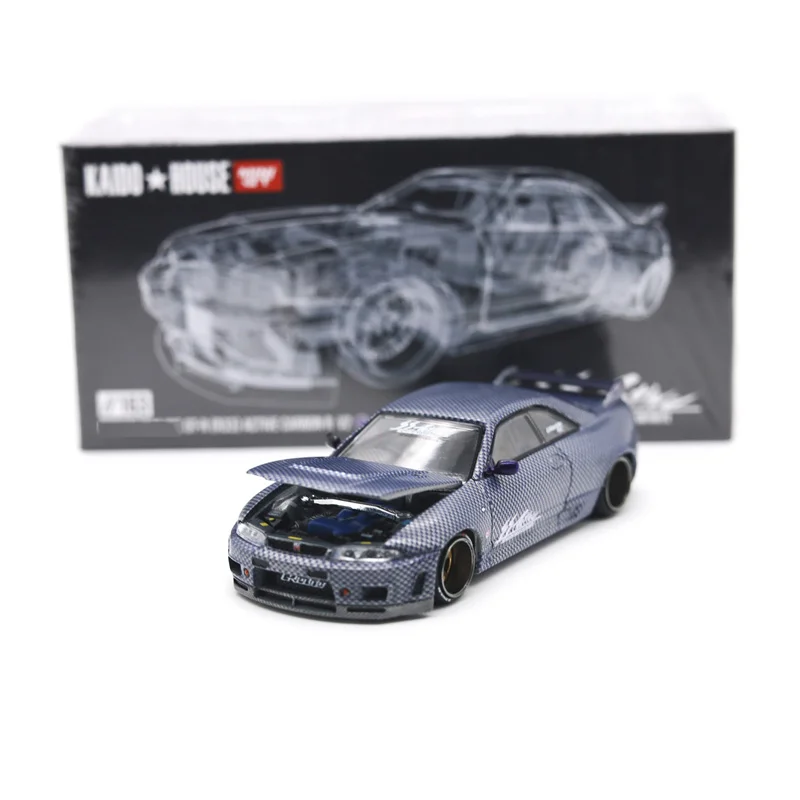 

*chase* Kaido House x MINI GT 1:64 Skyline GTR (R33) Active Carbon R V2