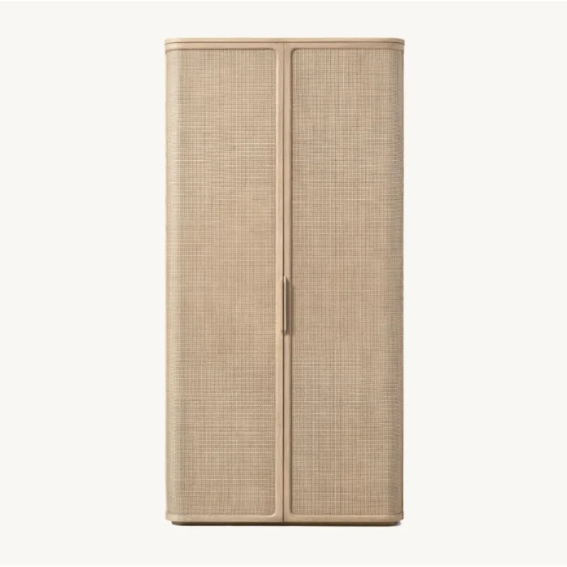 American storage side cabinet Living room furniture Solid wood oak display wine cabinet Wooden cabinet