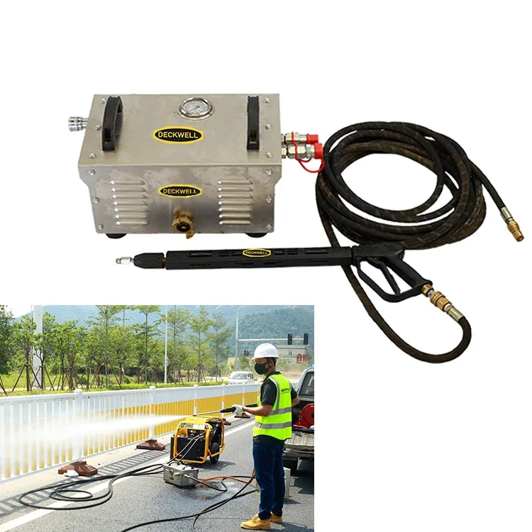 Small size fire extinguishing equipment maintenance hydraulic high-pressure cleaner