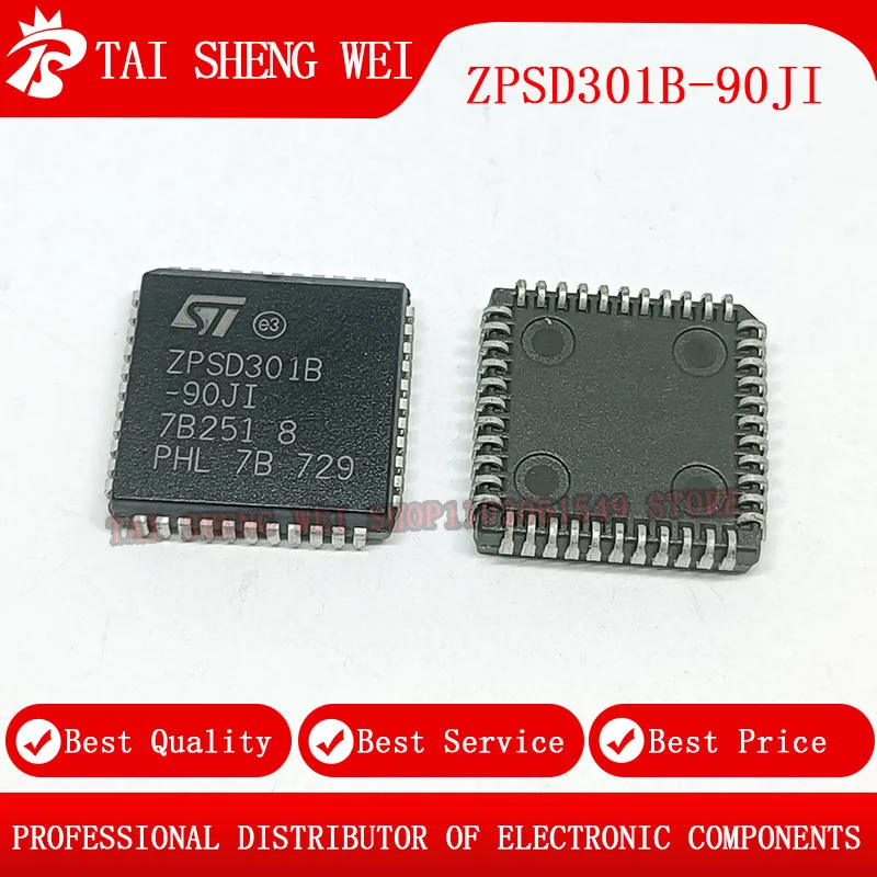 1ชิ้น ZPSD301B-90JI ZPSD301B PLCC44ชิป IC