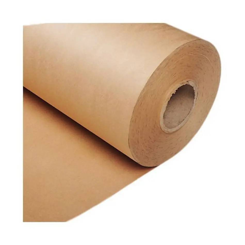 Brown Kraft Wrapping Paper Roll For Wedding Birthday Party Gift Wrapping Parcel Packing Art Craft