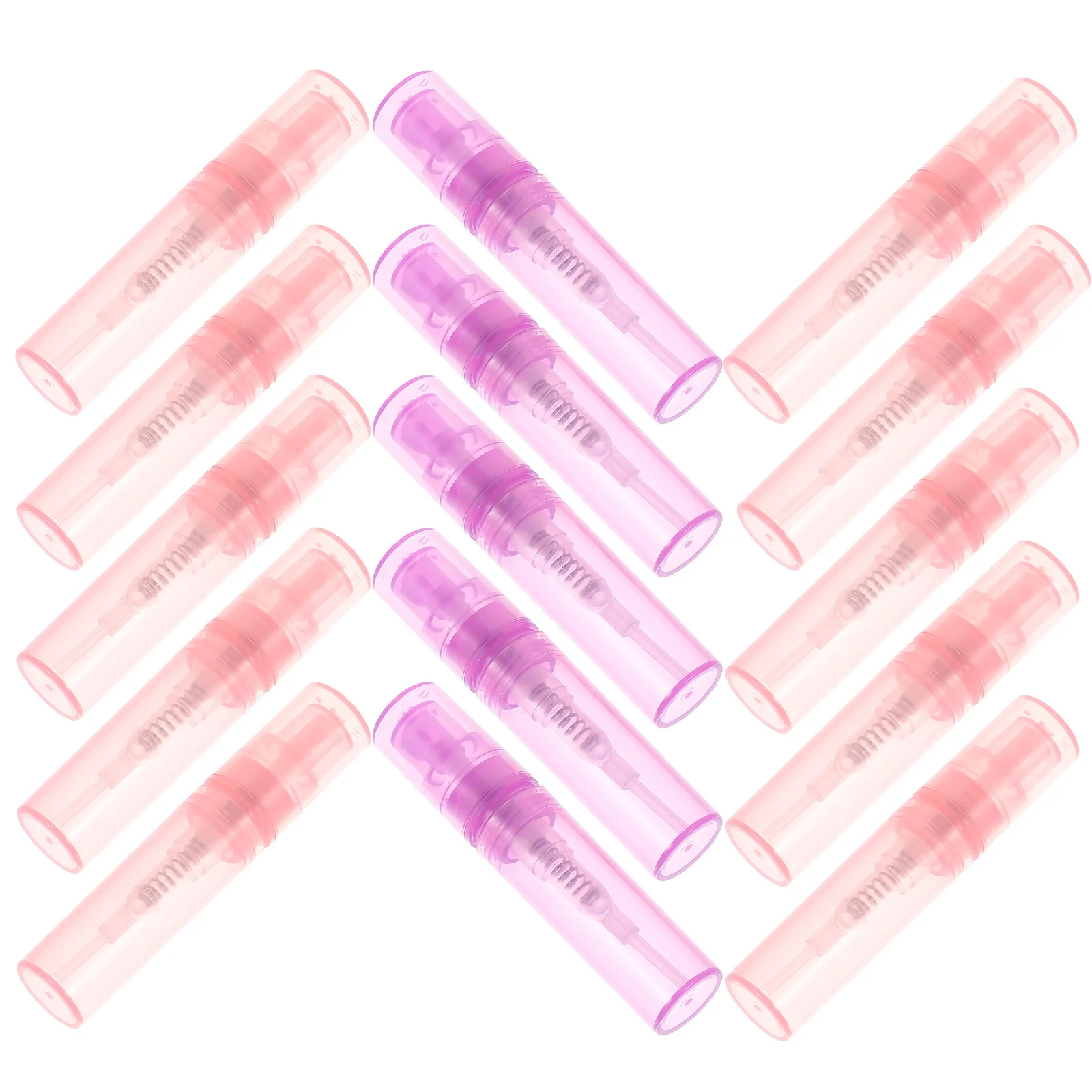 15 pz 2 Ml Piccola Bottiglia di Profumo Portatile Contenitore Spray Riutilizzabile Per Il Viaggio Palestra Auto Porta Campioni di Plastica A Prova di Perdite