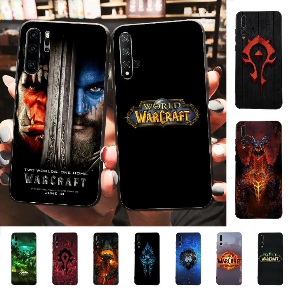 W-World O-Of W-Warcraft Phone Case For Huawei P 8 9 10 20 30 40 50 Pro Lite Psmart Honor 10 Lite 70 Mate 20lite