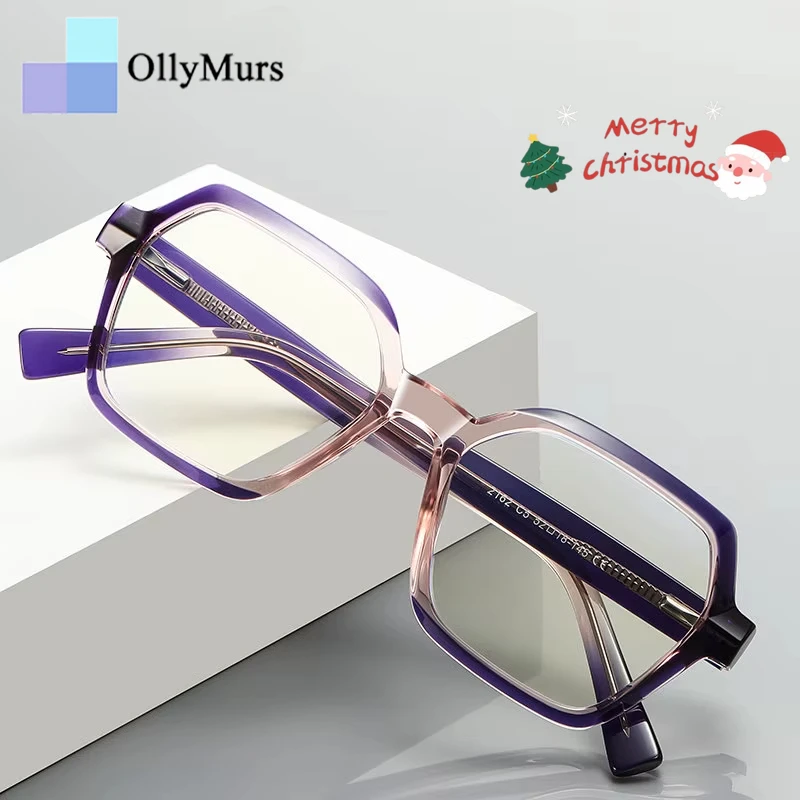 

OLLYMURS женские модные квадратные очки для чтения для близорукости и дальнозоркости, анти-синий свет, оптические женские модные очки для пресбиопии 29