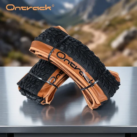 ONTRACK FOLDED TIRE MTB 26/27.5/29X2.10 CUTLASS 30TPI  BROWN WALL SKIN