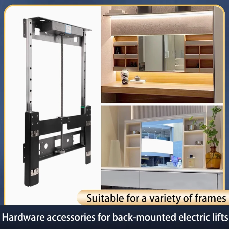 

Electric Dresser Back-Mounted Lift Up Or Down Elevator Hanging Cabinet Floor Cabinet Pull Basket Jewelry Cabinet Mirror Hardware