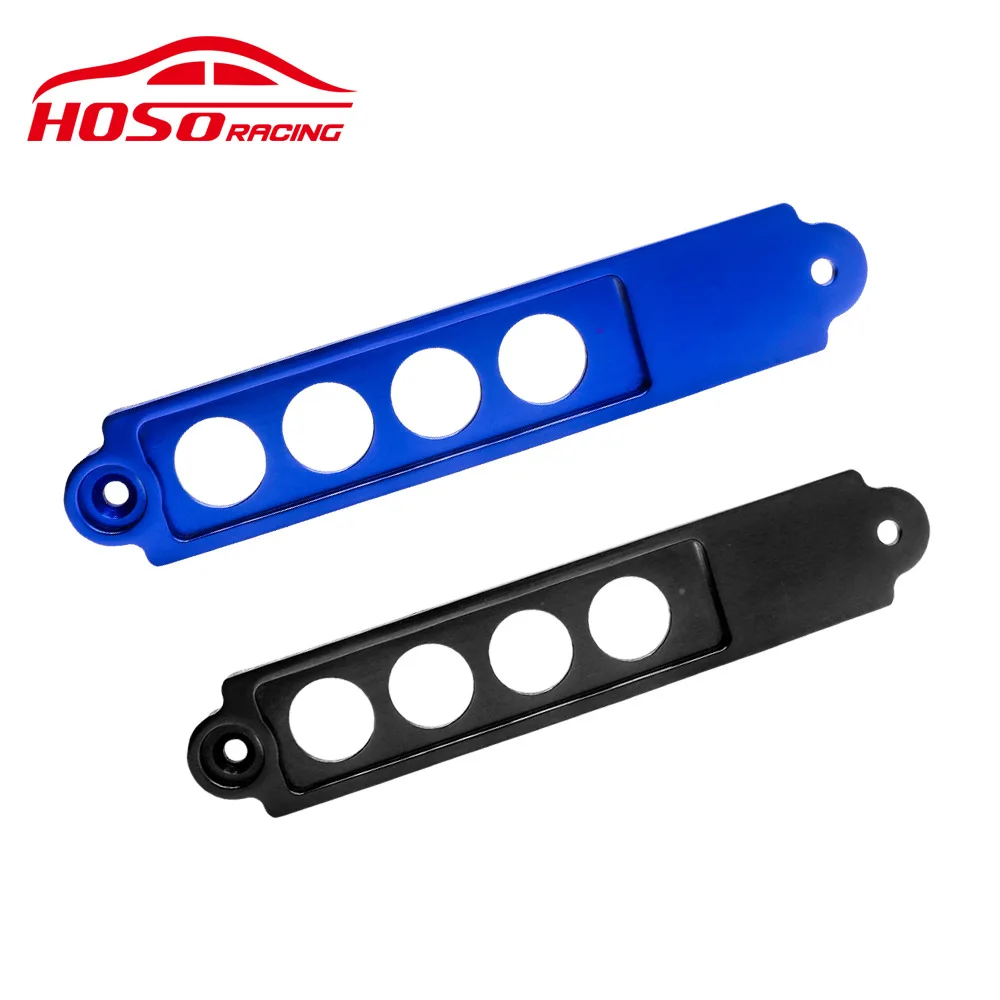 

Automobile modified battery buckle aluminum alloy automobile battery rack fixing bracket clip 4 holes are suitable for Honda.