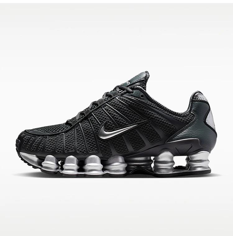 Nike Original Shox TL Damen-Schnürschuhe mit gepolstertem, niedrigem Schnitt und minimalistischem Design IH2559-001 – Detail 4