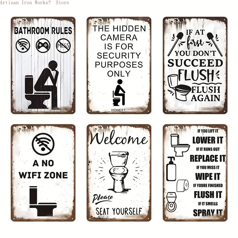 6Pcs Classic Wc Sig…