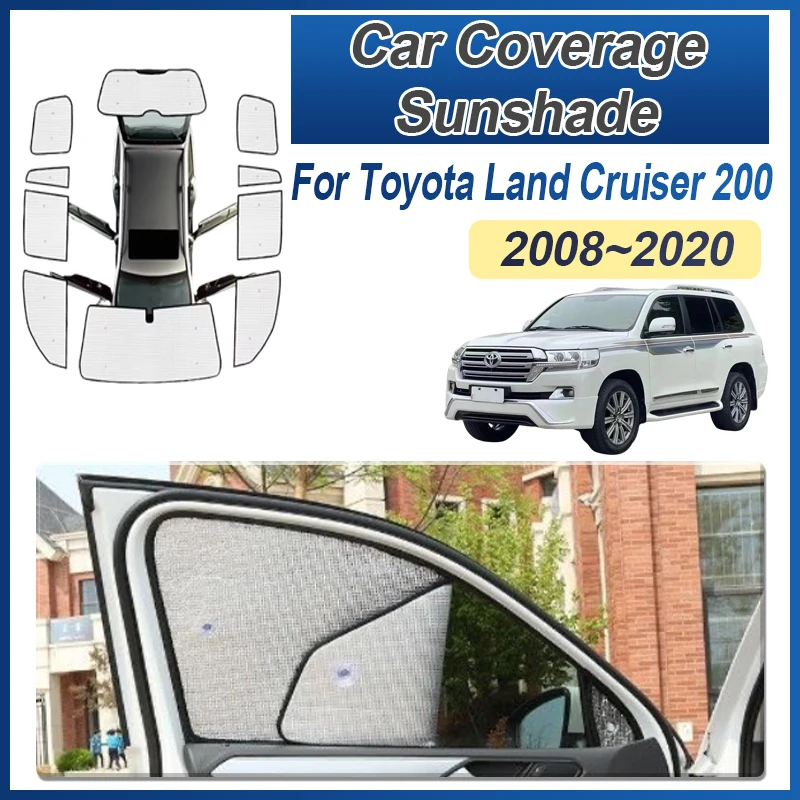 

Auto Parts For Toyota Land Cruiser 200 LC200 FJ200 J200 2008~2020 Car Coverage Sunshade Window Sunshade Cover Protection Board