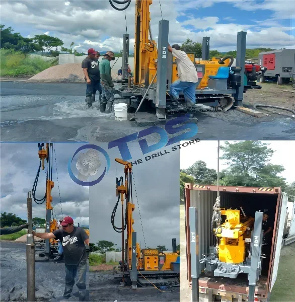 Water Well Drilling Rig 300 Meters deep Hydraulic Drilling Rig water drilling machine 300m borehole
