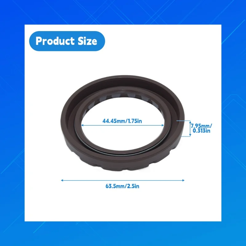 

DMHUI high-quality FKM high-pressure oil seals, 44.45X63.5X7.95mm, TCNW style, suitable for Eaton 990709 hydraulic pumps