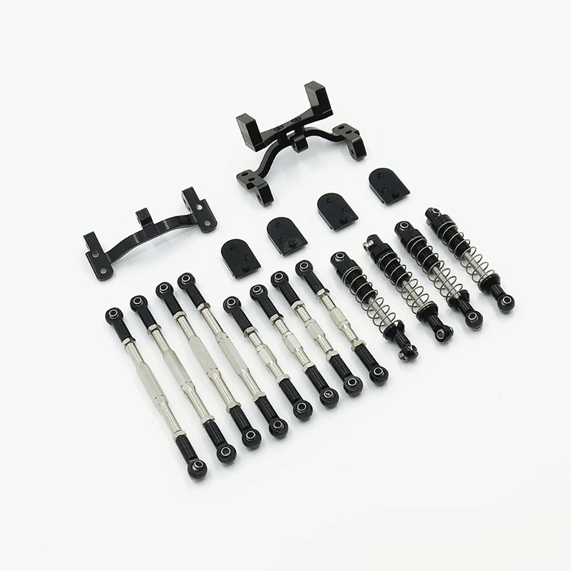 Upgrade Metalen Trekstang Trekstang Basis Schokdemper Voor WPL 1/16 C34 C44 RC Auto Onderdelen