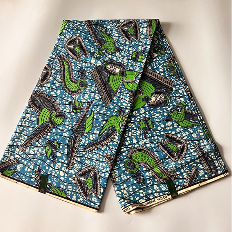 オランダ産100%コットンアンカラ生地、最高品質の本物のワックスプリント生地、女性用ウェディングパーティードレス6