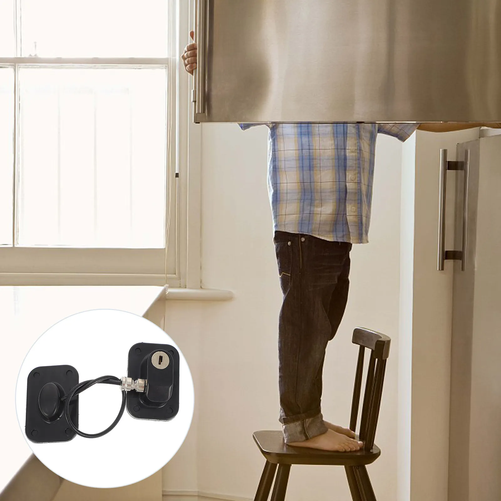 

1Set Premium Multi-Functional Sliding Window Safety Lock for Kids Babies Toddlers Elderly Home Office School Use Window Limiter