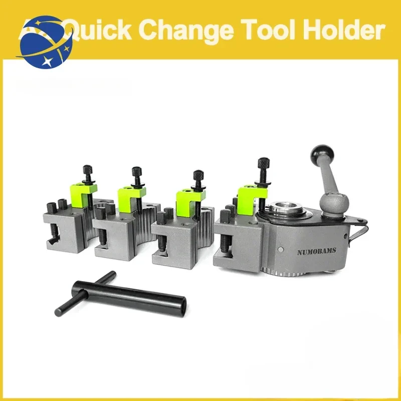 

YYHCSteel Fine Grind Aa Quick Change Tool Holder for 120-220 Swing over Bed Lathe WM180 WM210 Machine Carrier