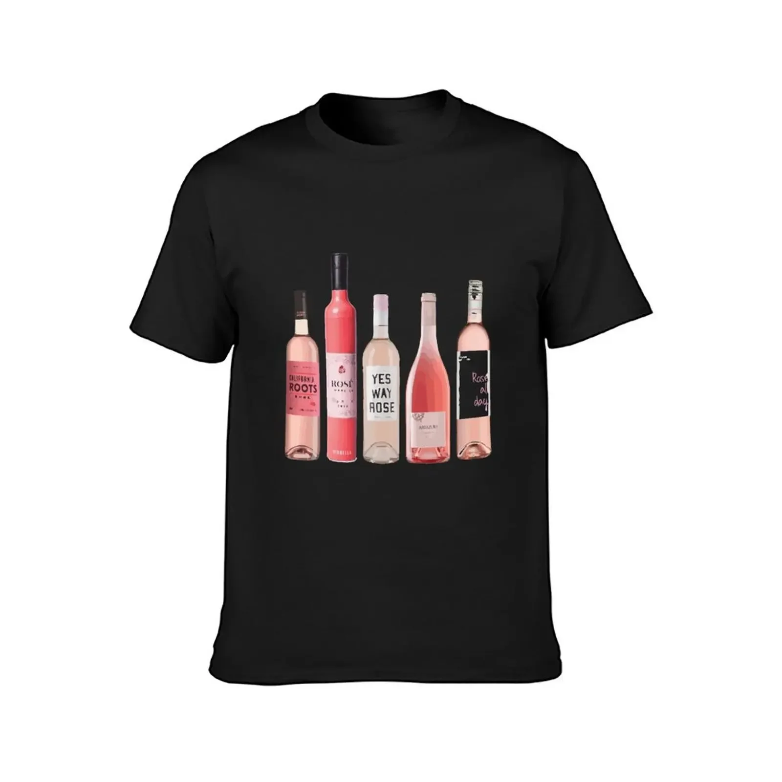 Rosé T-Shirt summer tops designer shirts plus size clothes Men's clothing