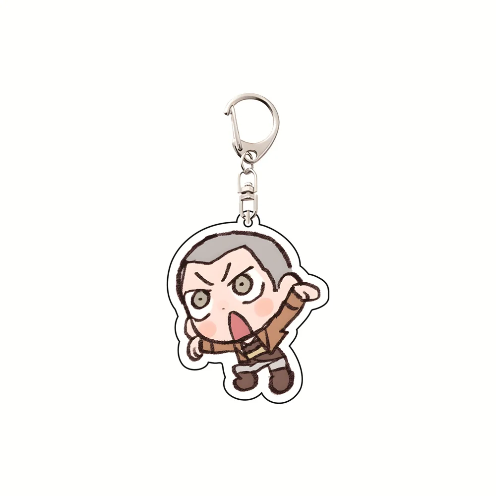 Anime Attack on Titan 6cm Acryl-Schlüsselanhänger Rucksack-Dekorationen Accessoires Deko-Geschenke Exquisite Produkte COS-Fan-Geschenke – Detail 9