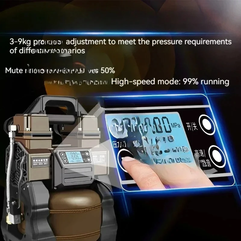 220V Portable Small Oil-Free Mute Woodworking Painting High-Pressure  Air Compressor Variable Frequency Air Compressor