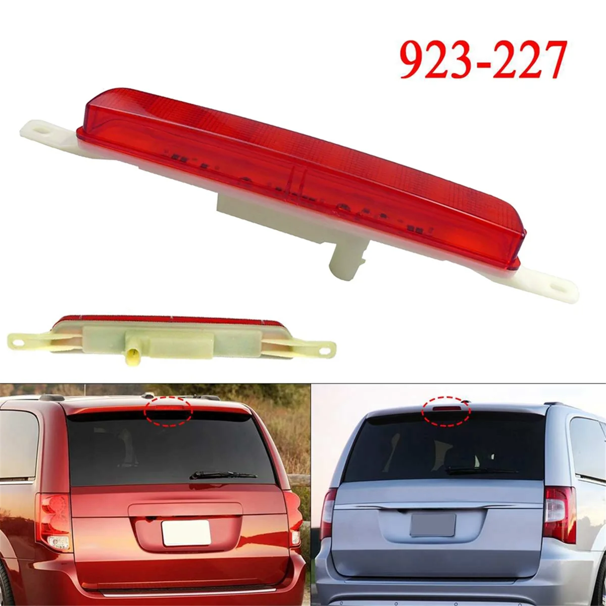 5113055AA 68083906AA Car High Mount Brake Light for CHRYSLER TOWN & COUNTRY 2011-2016 for DODGE GRAND CARAVAN 2011-2019