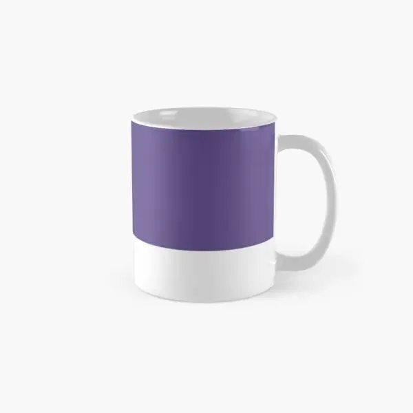 Ultra Violet Pantone Classic  Mug Tea Drinkware Gifts Coffee Image Handle Round Design Photo Cup Simple Printed Picture