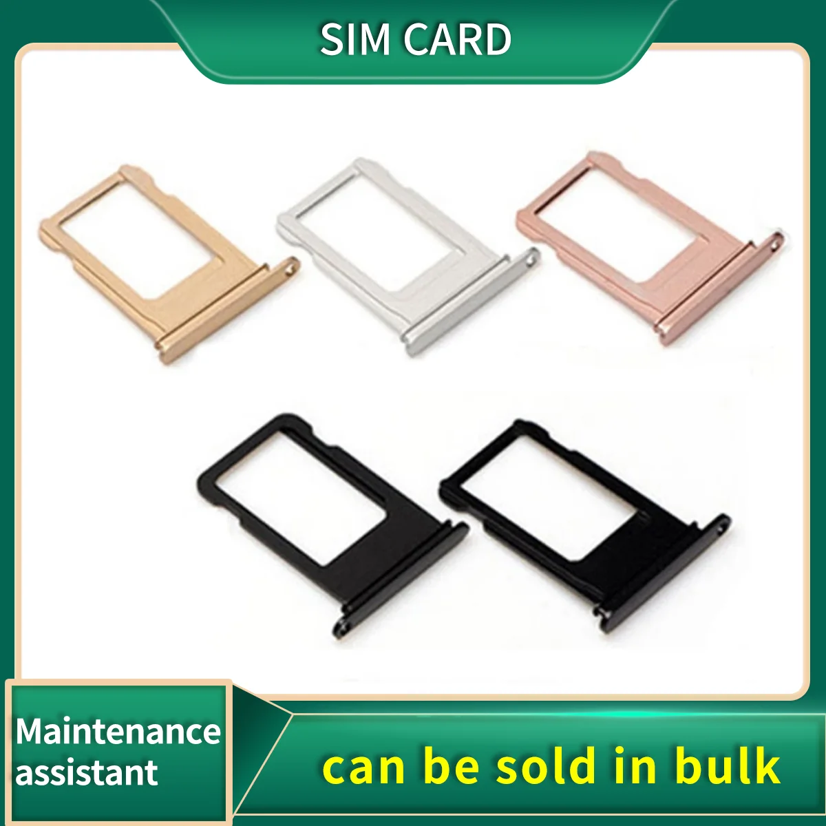 

Лоток для SD Sim-карты адаптер держатель для iPhone 7 8 Plus запасные части лоток для sim-карты