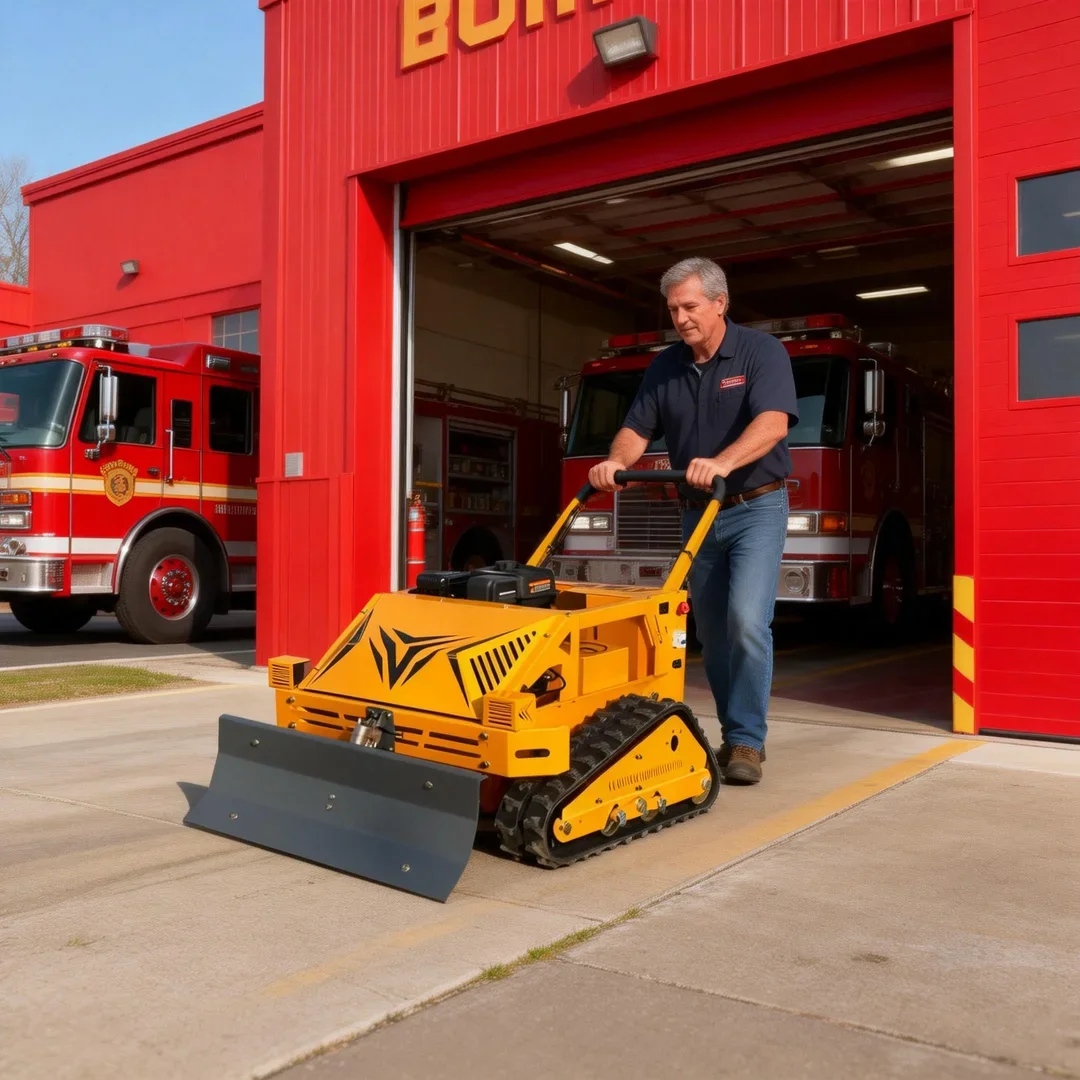 

Самоходная газонокосилка для фермерских хозяйств с индивидуальными настройками – беспроводное дистанционное управление, сертификаты CE и EPA, утолщенные и расширенные гусеничные колеса