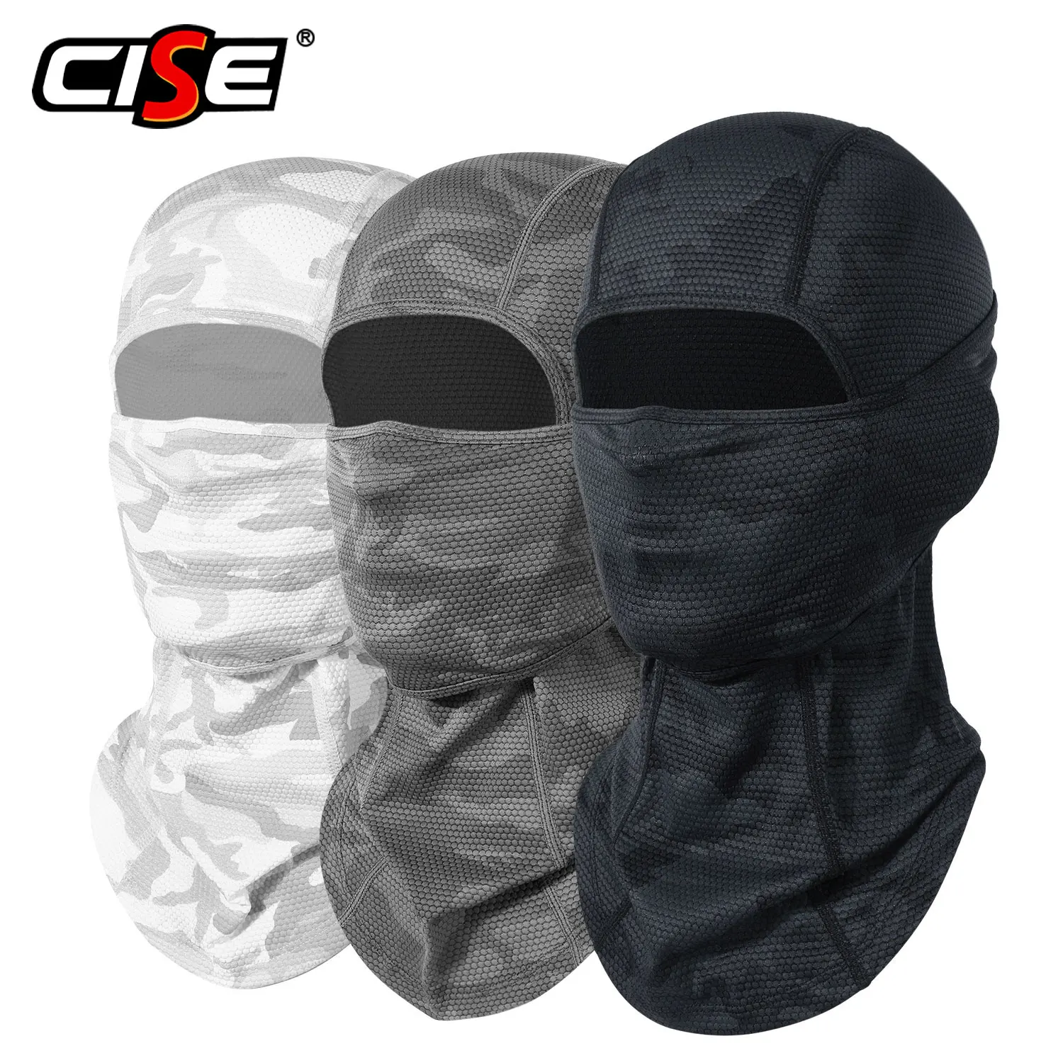 

Motorcycle Full Face Mask Breathable Cooling Balaclava Face Cover for Motorbike Riding Motorcross Helmet Liner Rider Headgear