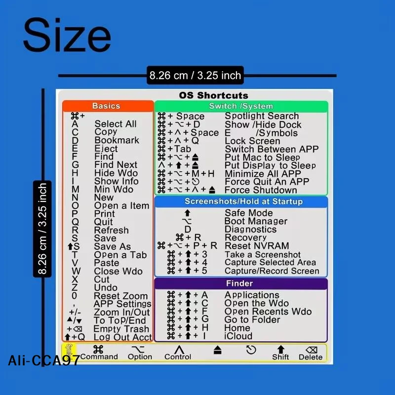 

【A】2026 Shortcut Stickers.Boost Productivity Quickly Access Favorite Functions