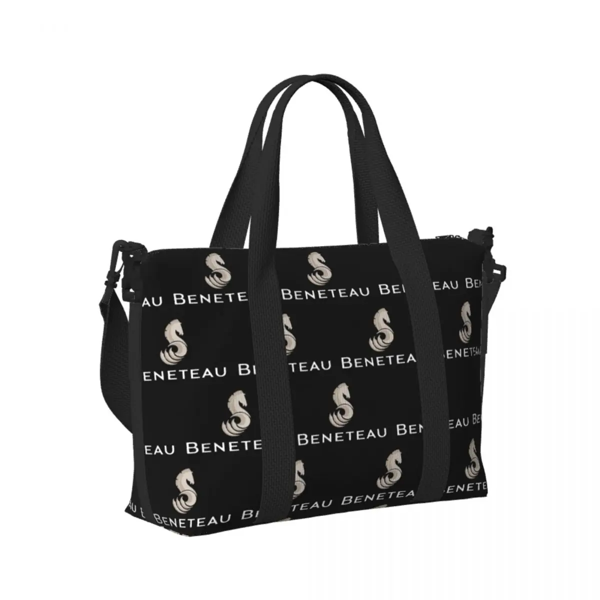 

Пляжная дорожная сумка с логотипом Beneteau, большая вместительная сумка-тоут для тренажерного зала, йоги, женская дорожная сумка для покупок