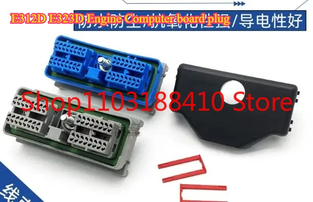 E323D E312D Engine Computer Board Plug 2451043 245-1043 C4.4 C6.4 64 Pin Controller Connector 2451042 245-1042 for 319D 318D