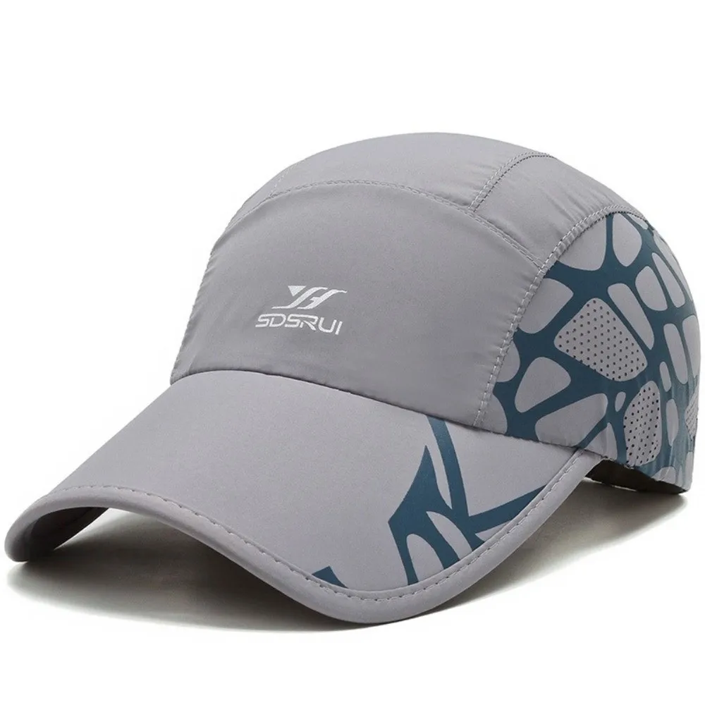 New Adjustable Summer Baseball Cap Korean Style Solid Color Quick Dry Cap Breathable Casual Top Empty Cap Unisex