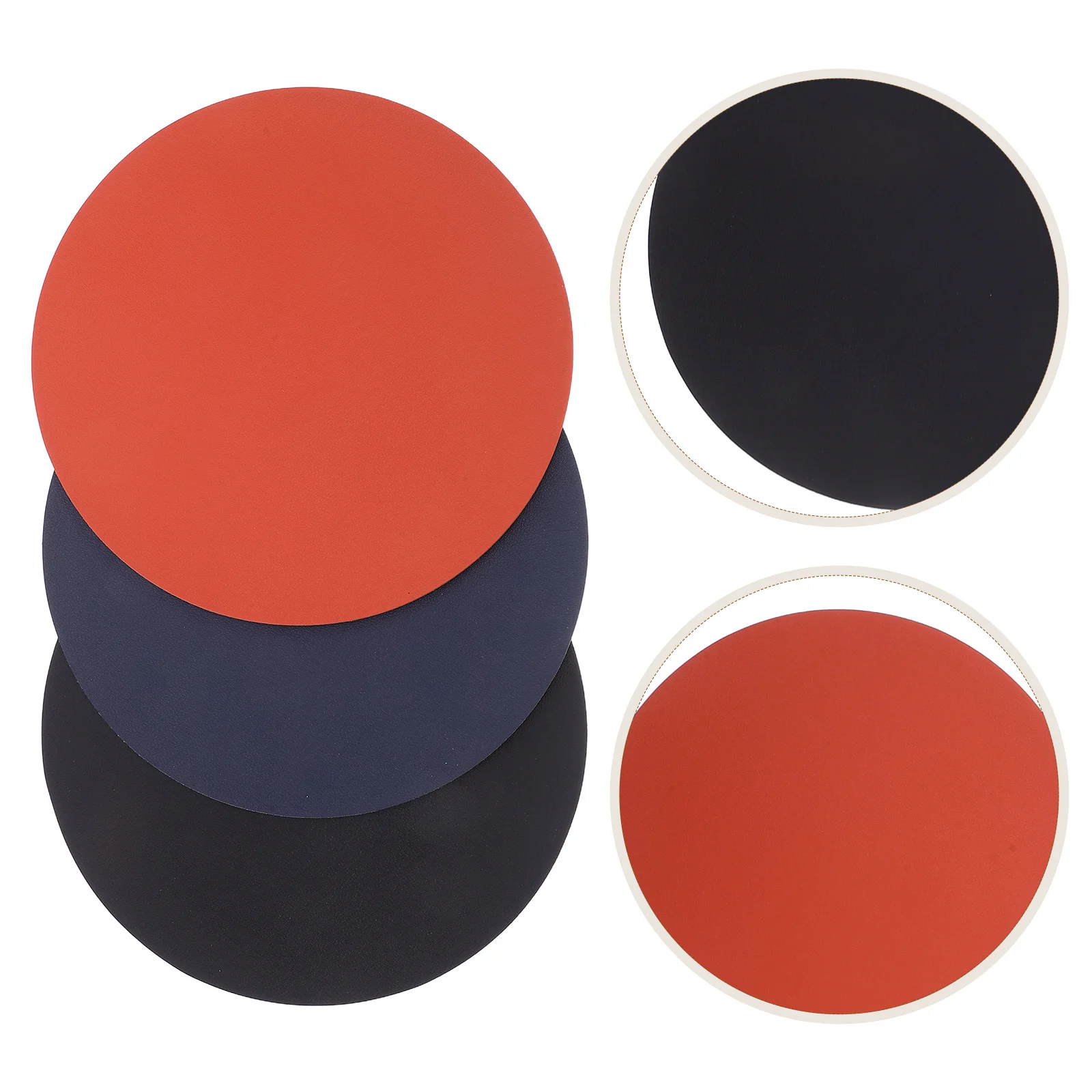 

3Pcs Round Cork Mouse Pads Non-Slip Waterproof Desk Mat Smooth Surface Ergonomic Mousepad for Office Computer Cork Mouse Pad