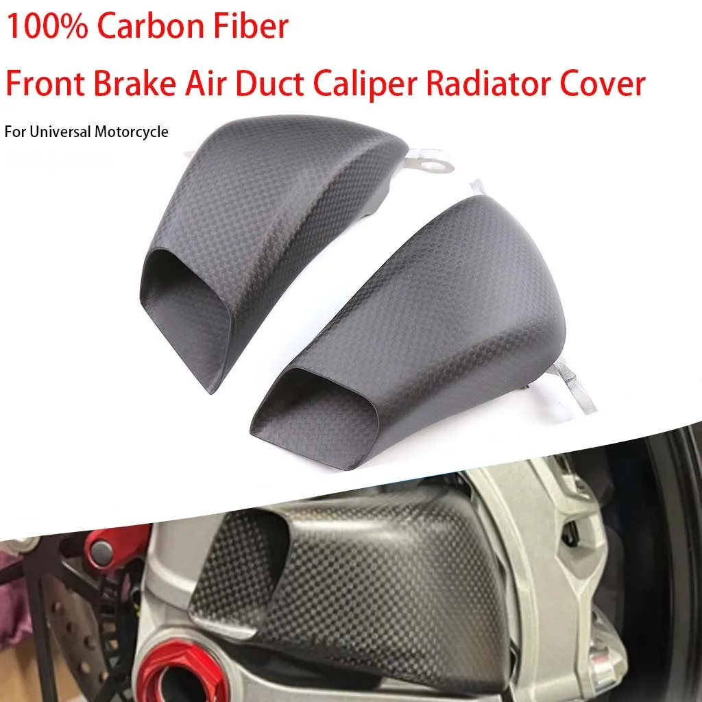 Carbon Fiber For DUCATI Panigale V4 V4R V4S Streetfighter V2 Motorcycle Accessories Front Brake Air Duct Caliper Radiator Cover