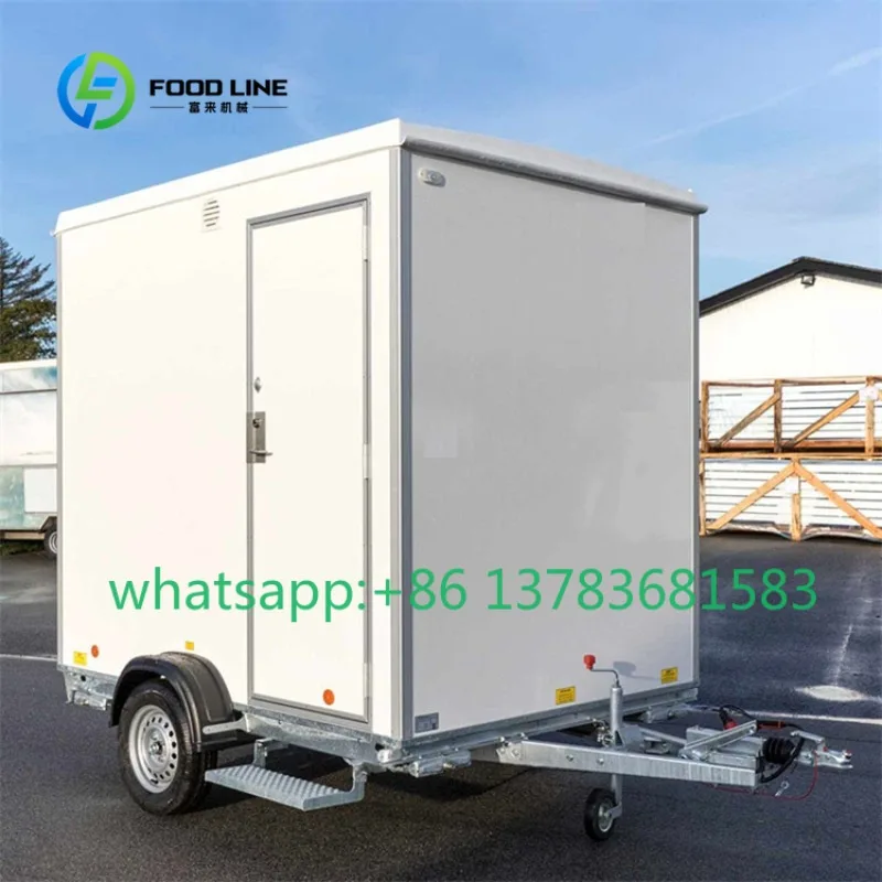 

Customized Portable Toilet Outdoor Mobile Restroom Plastic Cabin With Sink For Park Event Camping Emergency Public Use
