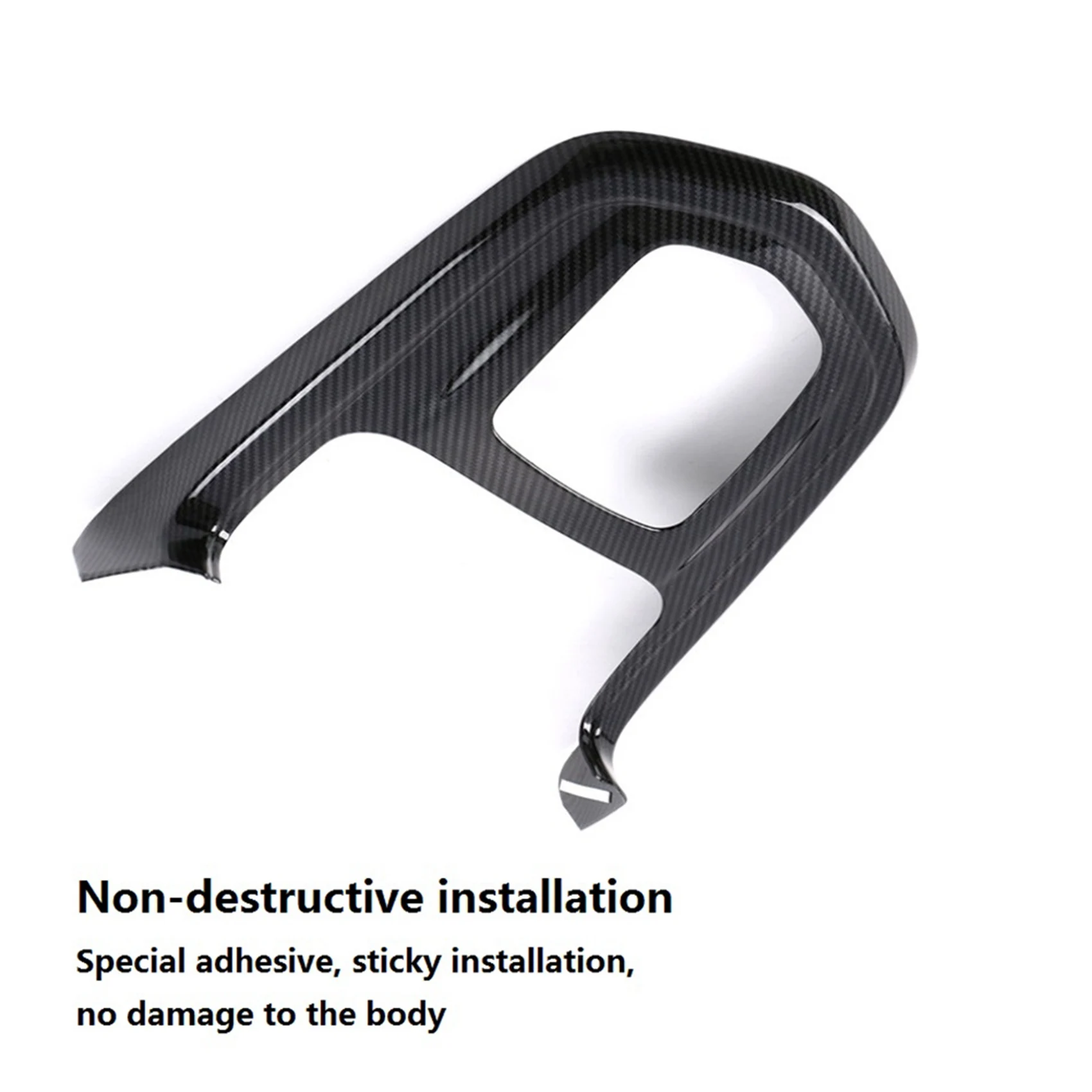 

For Nissan Navara NP300 2016-2019 Gear Shift Knob Head Cover & Gear Shift Knob Frame Panel Decoration Cover