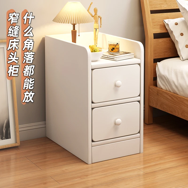 Bedside Table Simple Rack Ultra Narrow Sandwich Cabinet Side Cabinet Bedroom Locker