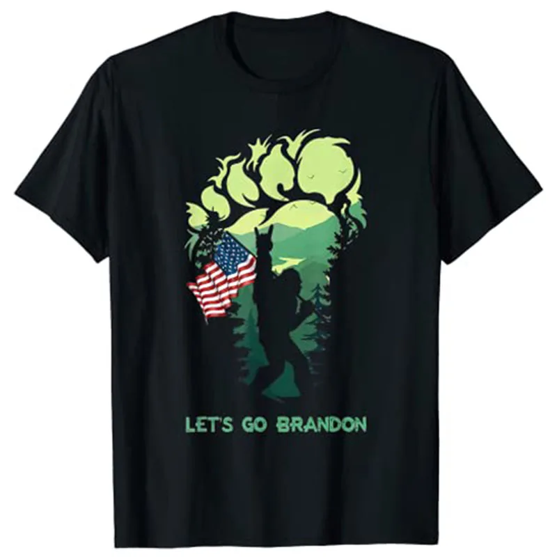 

Let's Go Brandon Cute Funny American Flag T-Shirt