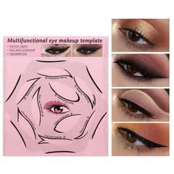 Multifunctional Eyeliner Eyeshadow Stencil Eye Makeup Template Transparent Eyeliner Card Makeup Tool