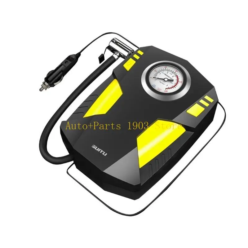 

E21C Portable Air Compressor Car Electric Tire Air Inflator with Lamp 12V 100PSI