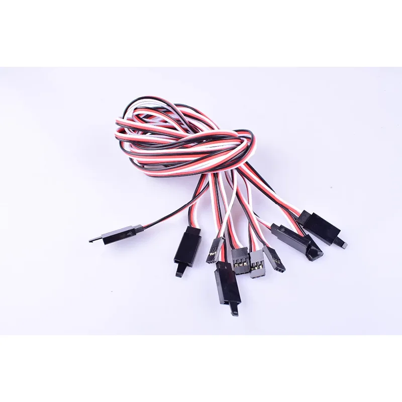 5PCS Servo Extension Lead Wire Cable for RC Futaba JR various 22AWG 100/150/200/300/700mm lengths