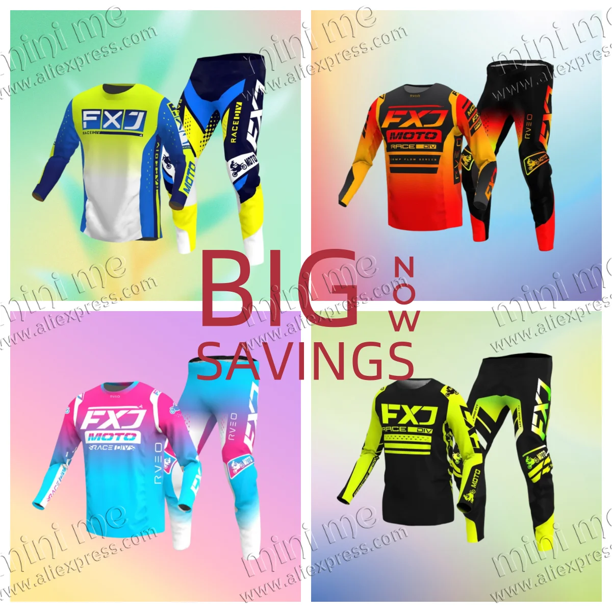 

Summer New 2025 FXJ Enduro Off-road Motorcycle Gear Set Mx Jersey Pants White Motorcycle Suit Mtb Racing Suit Off-road Equipment