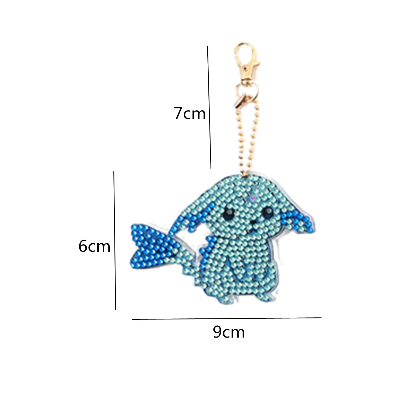 Cartoon Pokemon Pikachu Series DIY Diamond Painting Keyring Mosaic Cross Stitch Bag Pendant Birthday Gift Diamond Keychain