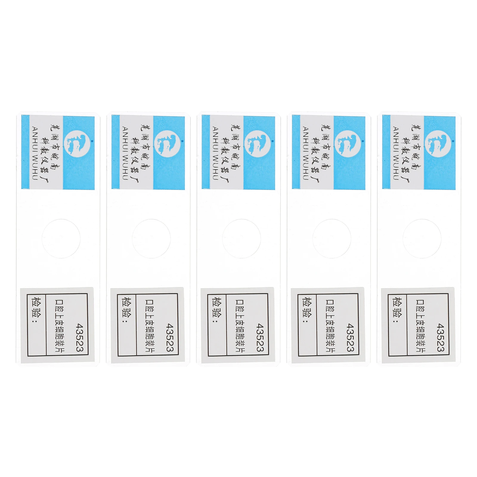 

5Pcs Microscope Slides Oral Epithelial Cells Prepared Clear Glass No Edges Biological Education Home Study Bioexperiment