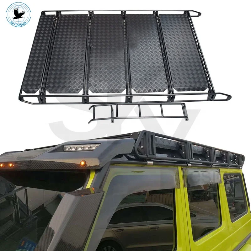 

For G Class W463 G500 G55 G350 G63 off Road Car Roof Rack Luggage Rack Climbing Ladder Luggage Frame