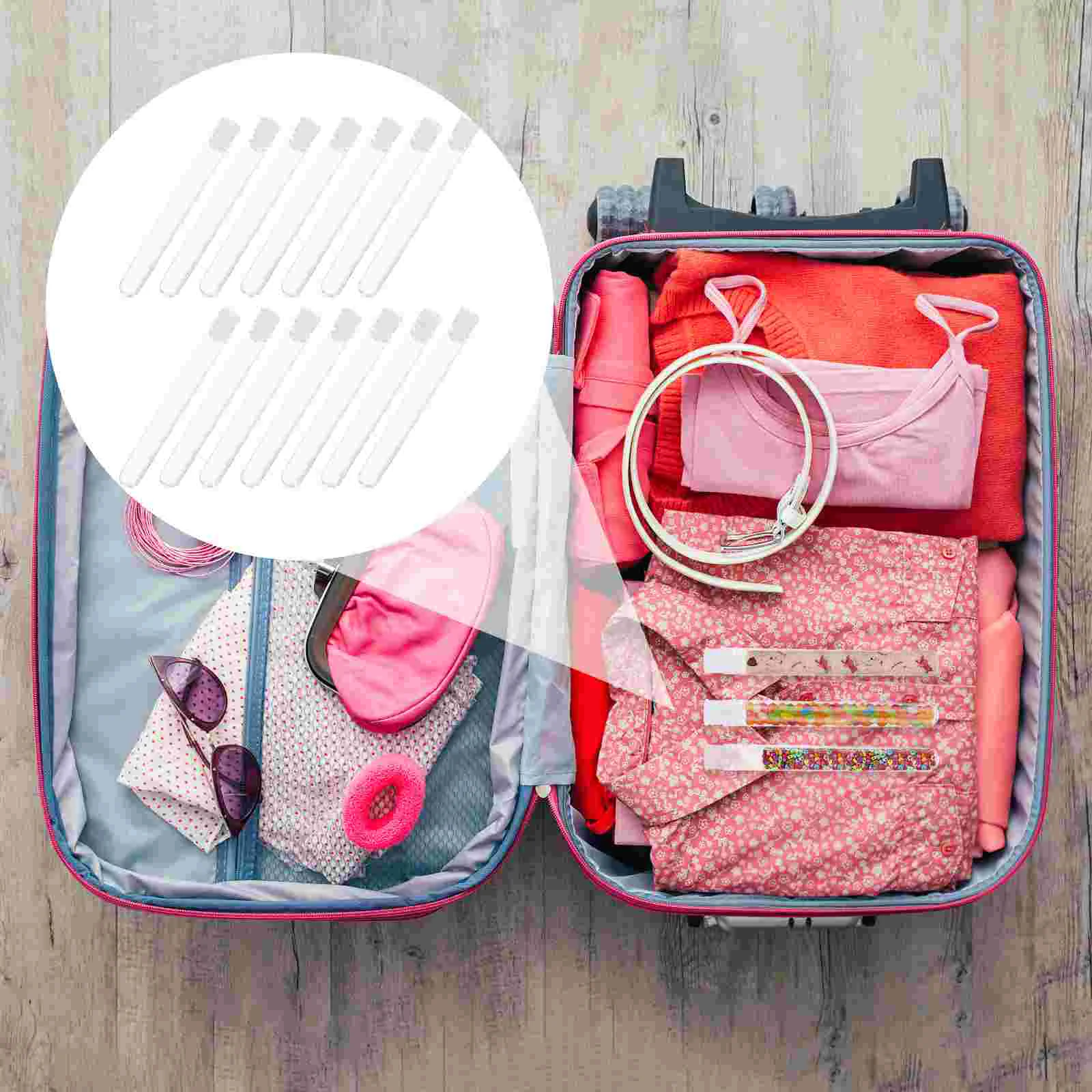 100 Pcs Disposable Plastic Test Tube Transparent Centrifugal Tubes with Rack