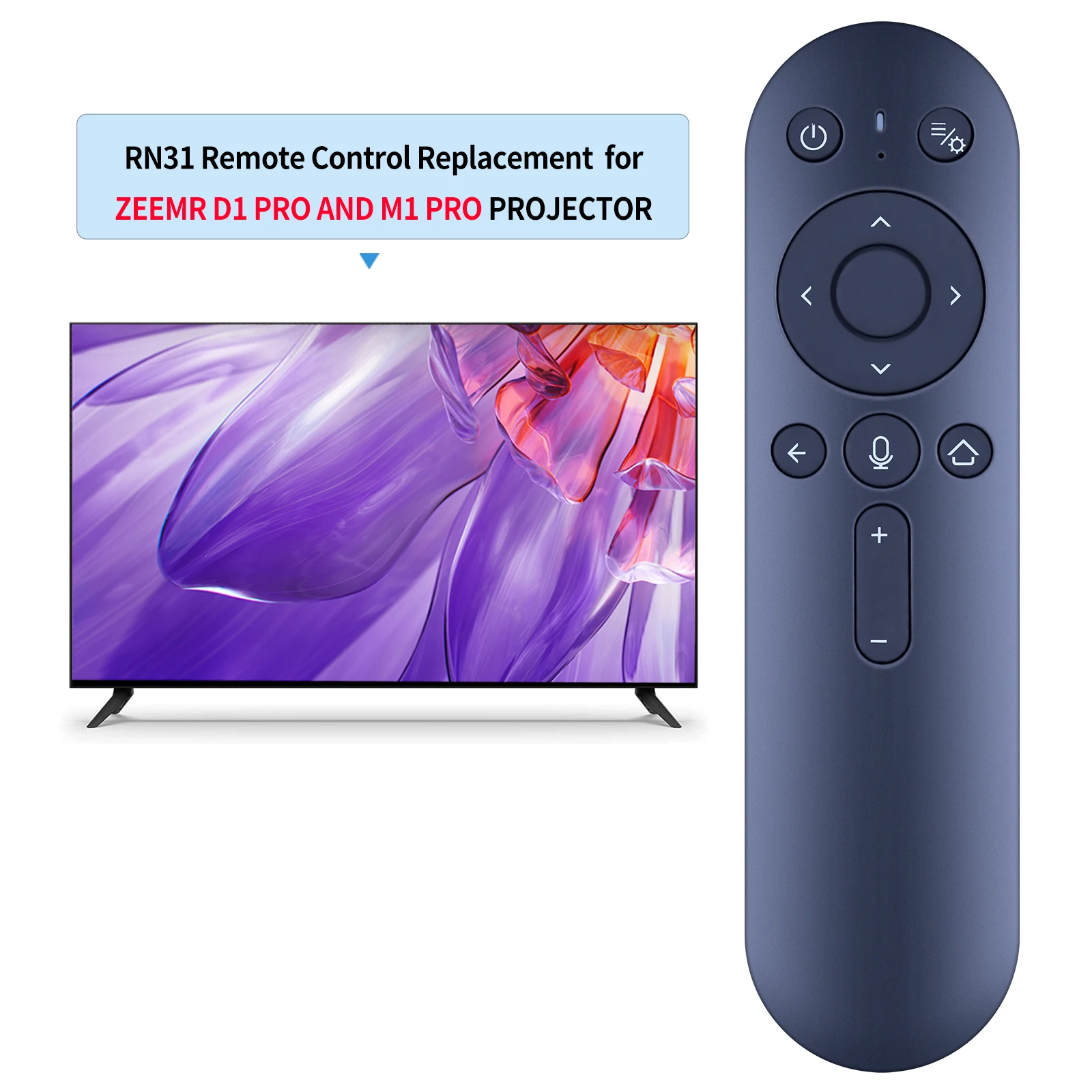 Remote control RN31 for ZEEMR D1 Pro and M1 Pro Home Smart Projector Global Version