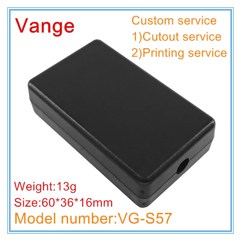 Vange wires junction box 60*36*16mm ABS plastic instrument case diy